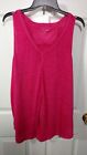 New Calvin Klein Performance Women Relaxed Icy Wash Yoga Tank Top Pf6t3412 Pink