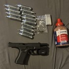 Glock 19 Gen 4 6mm Gas Airsoft Pistol W  Accessories  Co2   Crosman Bbs