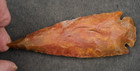 Chipped 3 4  Flint Arrowhead Spear Project Point Knife Blade Bb771