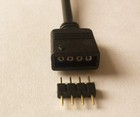 Tronicspros 2pcs 4 Pin Led Splitter Cable Rgb 12 Inches  Black  1 To 3 