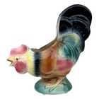 Vintage Royal Copley Ceramic Rooster Planter Airbrushed Mcm Usa Pottery Decor