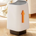 1pc Double-layer Trash Bin Pp Organizer Storage Dust Bin About 10l 23x23x34cm 