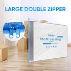 2 Pack Queen Size Mattress Bags With Zippers 5 Mil Ultra-thick Bed Bag