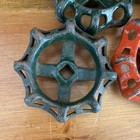 Vintage Industrial Metal Faucet Valve Handles Spigot Knobs