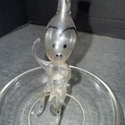Hazel Atlas  Very Rare Figural Art Glass Olive Oil Dispenser- Unsigned 