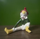 Vintage Pointy Ears Ceramic Christmas Pixie Elf Gnome Figurine Red Hat Ireland