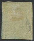 Mauritius 1858 Qv 4d  Green Sg 27 Mint Hinged Mh Certificate