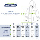 Hi-vis Pink Safety Jacket With Reflective Stripes Insulated Jorestech