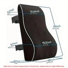 Memory Foam Lumbar Support Cushion For Home Office Car Seat Back Chair Pillow