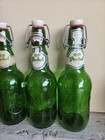 Vintage Grolsch Lot Of 5 Green Glass Swing-top Beer Bottles