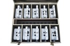 10 X Led Uplighting   Case - 6x18w Rgbwa uv Battery Powered Par Can Dj Uplights