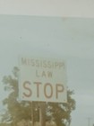 African American School  rare Colored School Sign  Mound Bayou Mississippi