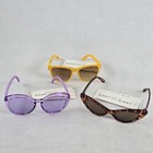 Lot 3 Janie   Jack Baby Sunglasses Age 0 - 2 Infant Cat Eye Round Beach  45 New