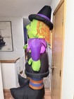 Halloween Airblown Inflatable Witch 8 Feet Tall Lights Up Weatherproof