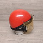 Vintage Buco Traveler Guardian Half Shell Helmet Metallic Orange Red Visor Mcm