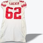 New York Giants Wayne Lucier 62 Pro Cut Jersey Game Used Team Issued Vintage Nfl