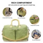 Duffle Bag Gym For Men And Women  Expandable Travel Duffel With Beige