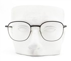 Ic  Berlin Vorias Eyeglasses Glasses Matte Black Metal 48-22-145 No Case