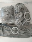 20 Grey Spandex Stretch Chair Sashes Bows With Slider Buckle Wedding Open Box