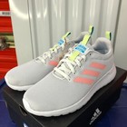 Adidas Lite Racer Cln K Kids Shoes Size 5 Us Youth Grey Casual Sneakers Eg3049