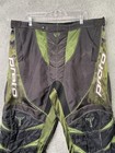 Proto Paintball Pants Mens Xl Green black Polyester Adjustable  not Padded 
