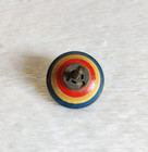 Vintage Round Humming Big Spinning Top Tin Toy England Old Collectible Toy452