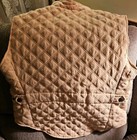 Pri Horse Riding Vest Women Sz Xl Quilted Pale Pink