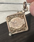 Antique Victorian Rare Slide Open Locket Pendant Unsigned Etched 10k Gold Filled