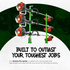 Green Touch Industries Xtreme Pro Series 3 Position Line Trimmer Rack  2 Pack 
