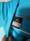 Nike Light Blue   White Full   zip Hooded Performance Jacket