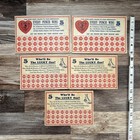 Vintage Trade Stimulator Cards Lot 1930s-1940s Easter Unpunched Gambling Gaming