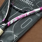 Babolat Pure Drive Jr 25 Tennis Racquet With Cover  Black Pink
