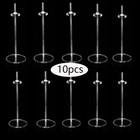 10 Sets Transparent Acrylic Support for 11 5  1 6 Doll Display Holder Fixed Base