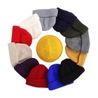 Winter Knit Beanie Hat Unisex Skull Cap Soft Stretch Casual Hip Hop Hat Men Wome