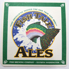 Fish Tale Ales Fish Brewing Co  Beer Coasters 4  X 4  Lot Of 2