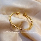 Baby Bracelet Opening Bangle Girl boy Children Cuff Bangles 22k Gold Filled