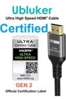 10k 8k 4k Hdmi Cable 48gbps 5 Ft  Certified Ultra High Speed Hdmi   240 Hz