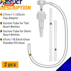 Fluid Pump For Quart Bottles Transfer Gear Oil Transmission And Differential