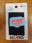5 Packs Of 12  Scunci Hair Bands  Super Soft  Flat Design  Black  7487  R7p7a