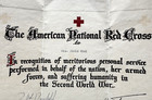 Vintage 1945 Ww2 Wii American National Red Cross 11  X 8 5  Certificate