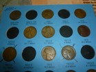 1909-1940 Lincoln Penny Set 21 Coin Set Page 1 Whitman Number 1  jy23-0918