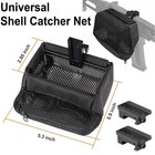 Mesh Brass Catcher Heat Resistant Shell Catcher Net With Picatinny Rail Mounts