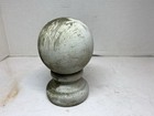 Antique Wood Turned Newel Post Finial Topper Architectural Wood Salvage
