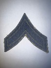 Us Army Rank  Chevron Corporal Cavalry Circa Post Ww1  Cut Edge Yellow Felt