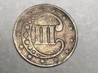 1853 Silver U s  Three Cent Piece  3c  Ag g  Scratched   nr2