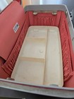 Vintage Samsonite Silhouette Ii Burgundy Red Train Clam Case No Keys 