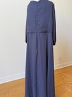 Nwt Formal Chiffon Bridesmaid Mother-of-bride Purple-gray Gown Dress  Size 26w