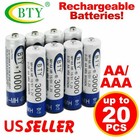 4-20x Bty Aa aaa Rechargeable Battery Recharge Batteries 1 2v Ni-mh Ca