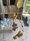 Vintage Eden Baby Crib Bed Teddy Bear Mobile Music Box