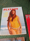 Playboy Magazine Lot   6   All   Inserts    Centerfold  Complete  Solid  Binding